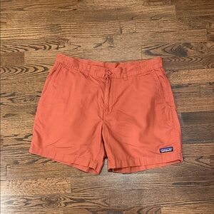 Patagonia Men's Brick Red Flat Front Shorts